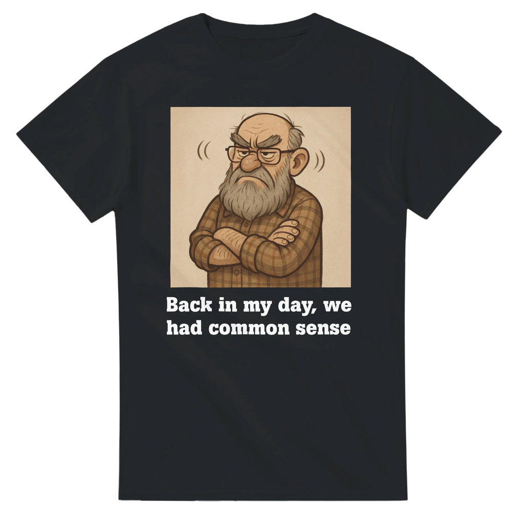 grumpy dad, grumpy old dad, old dad, father, grumpy, nz, new zealand, common sense, epic dad, dad, tshirt, tee, shirt, top, epicdad, father’s day gift, gift for dads, gift for dad, presents for dads